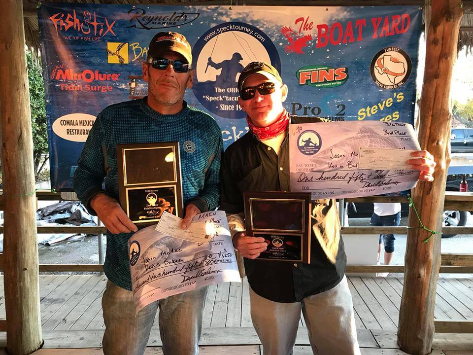 2nd place in stringer and 3rd place Big Trout, Jason McRae and Kevin Baker.